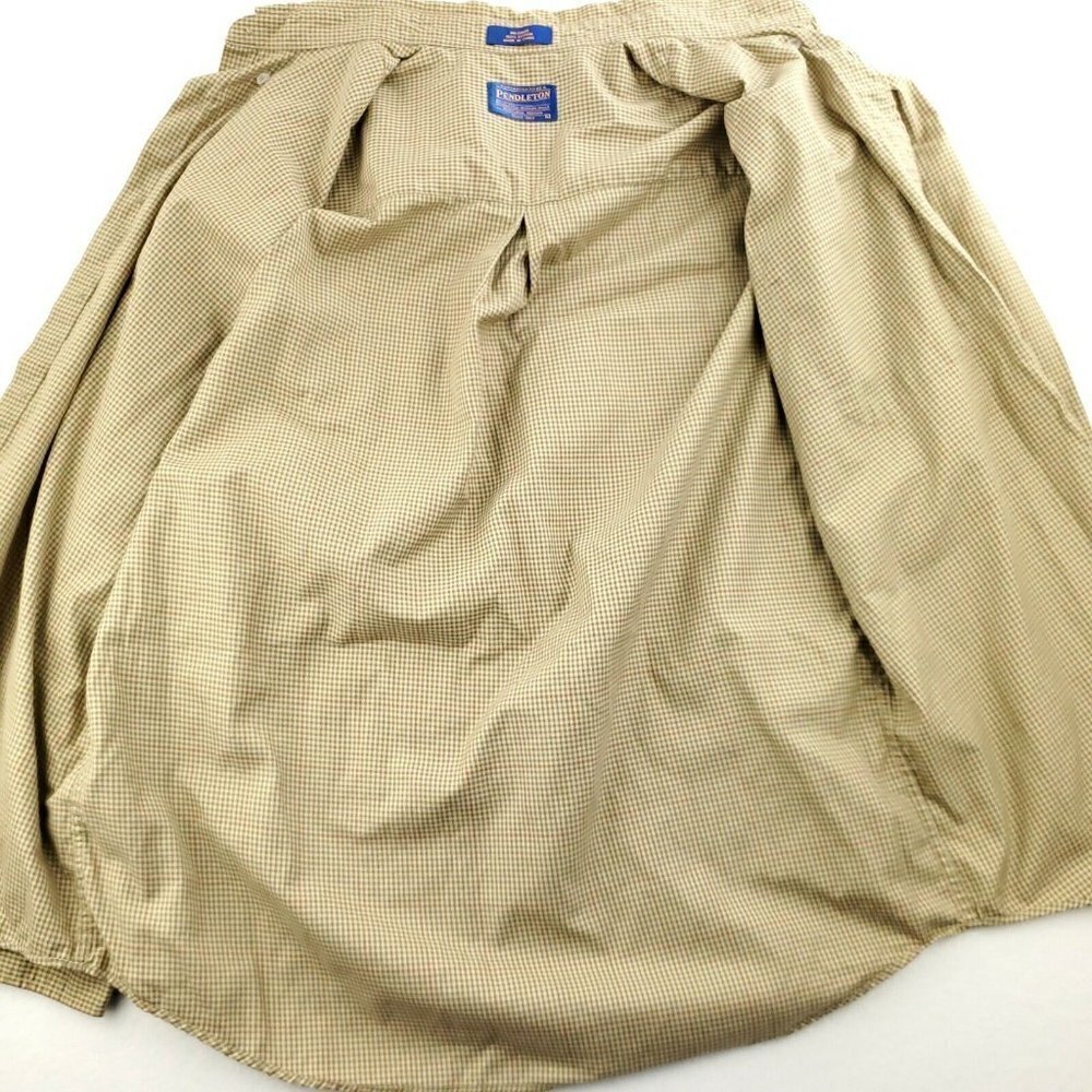 Pendleton Check Pattern Long Sleeve Button Down S… - image 5